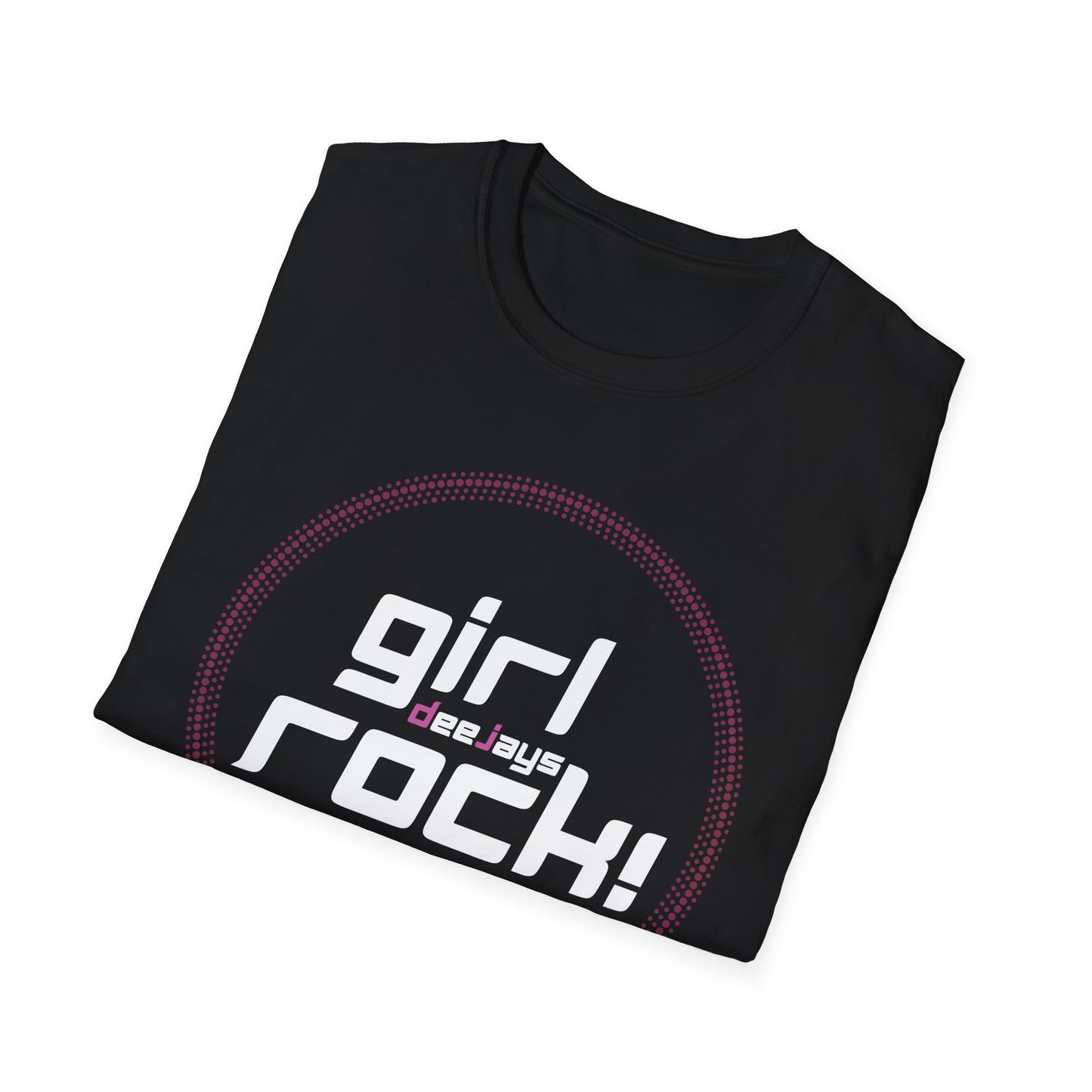 Girl DeeJays Rock! Turntable Dots — DJ Graphic Tee