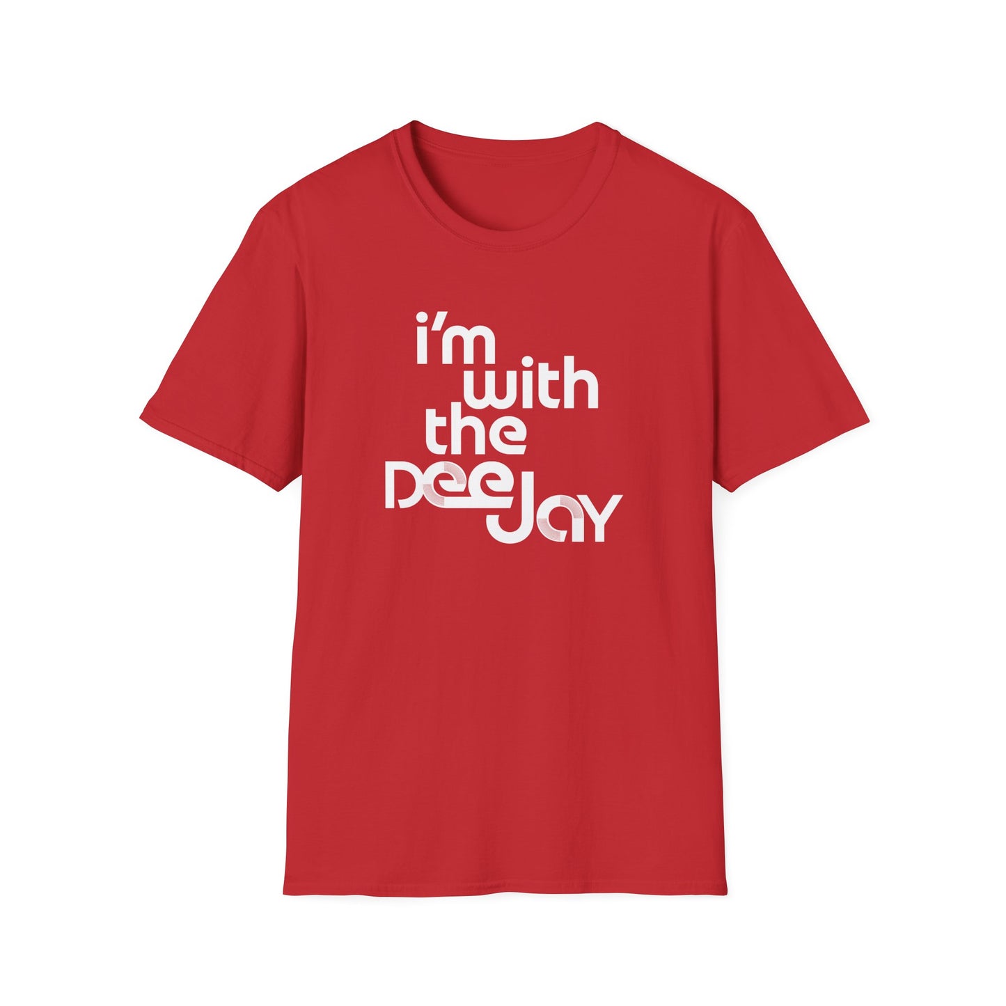 I'm With the Deejay T-Shirt — Retro DJ Music Tee