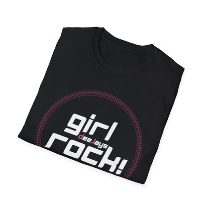 Girl DeeJays Rock! Turntable Dots — DJ Graphic Tee