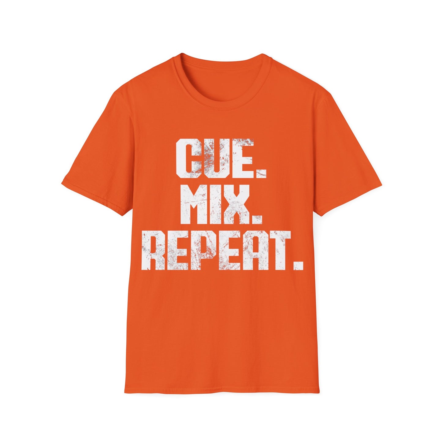 Cue. Mix. Repeat  (No DJ) Tee