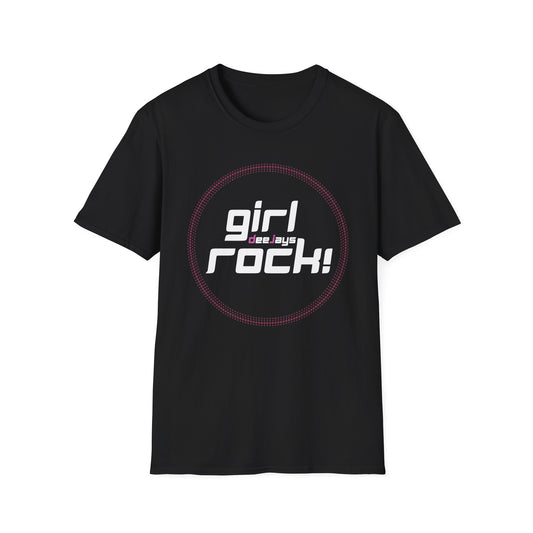 Girl DeeJays Rock! Turntable Dots — DJ Graphic Tee