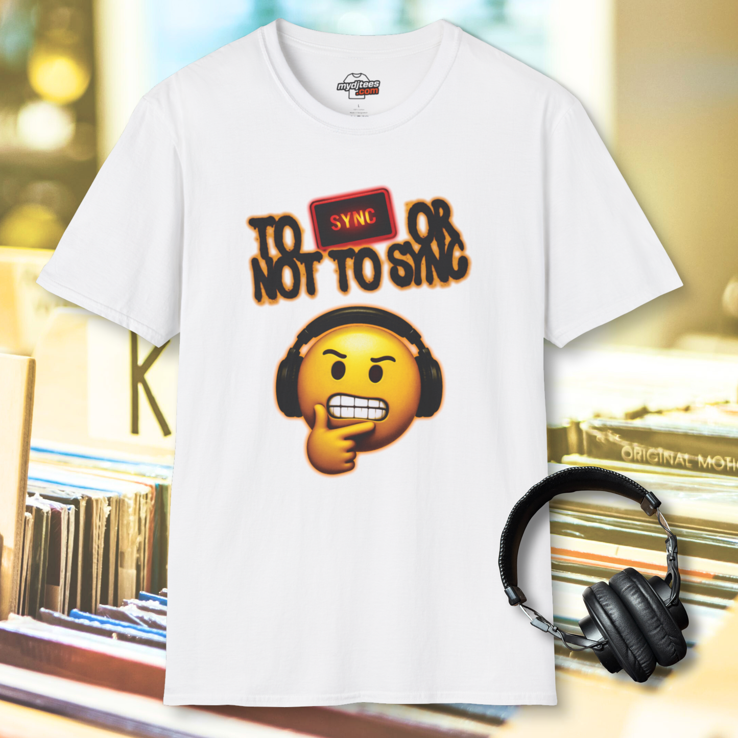 To Sync or Not to Sync Emoji T-Shirt