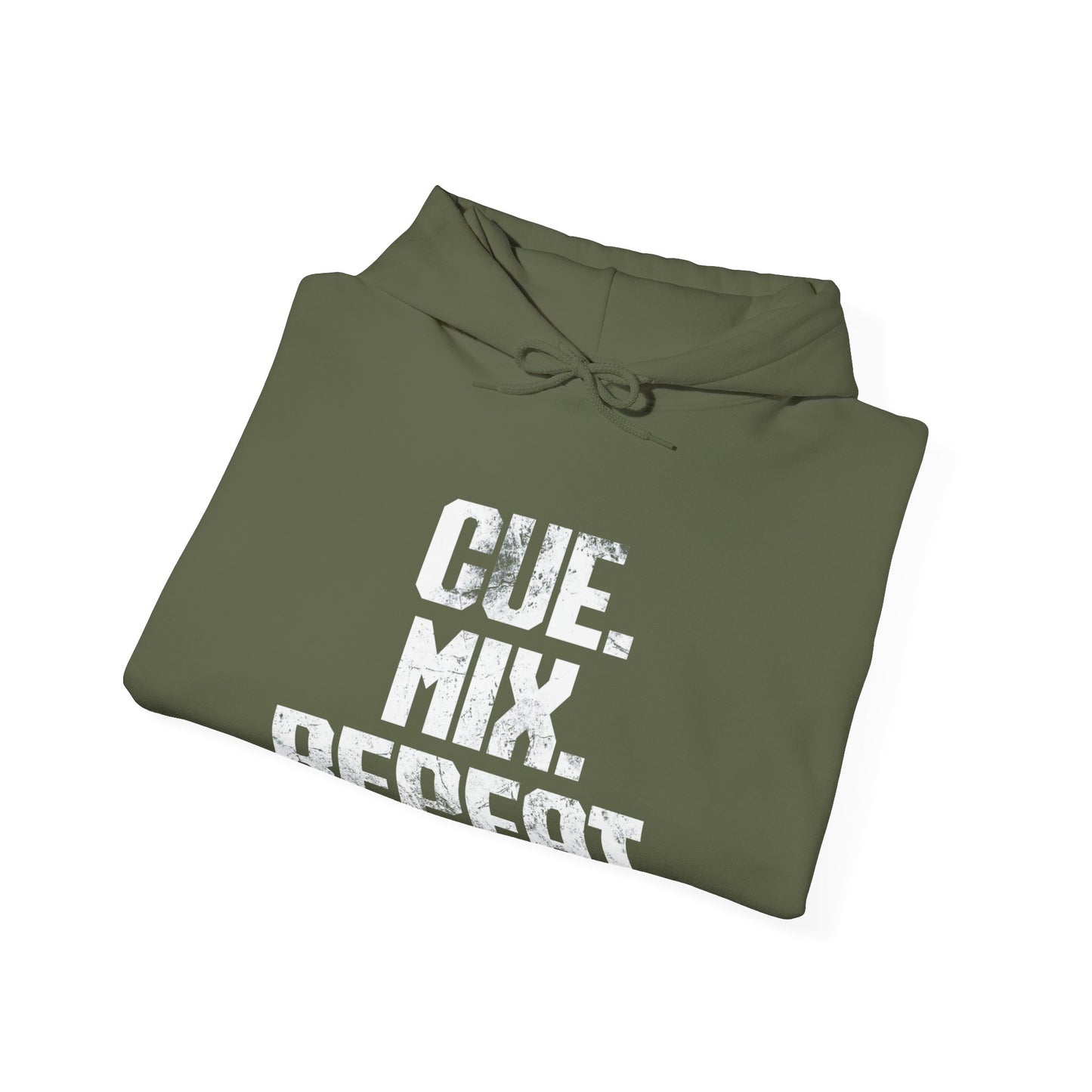 Cue. Mix. Repeat. Hoodie