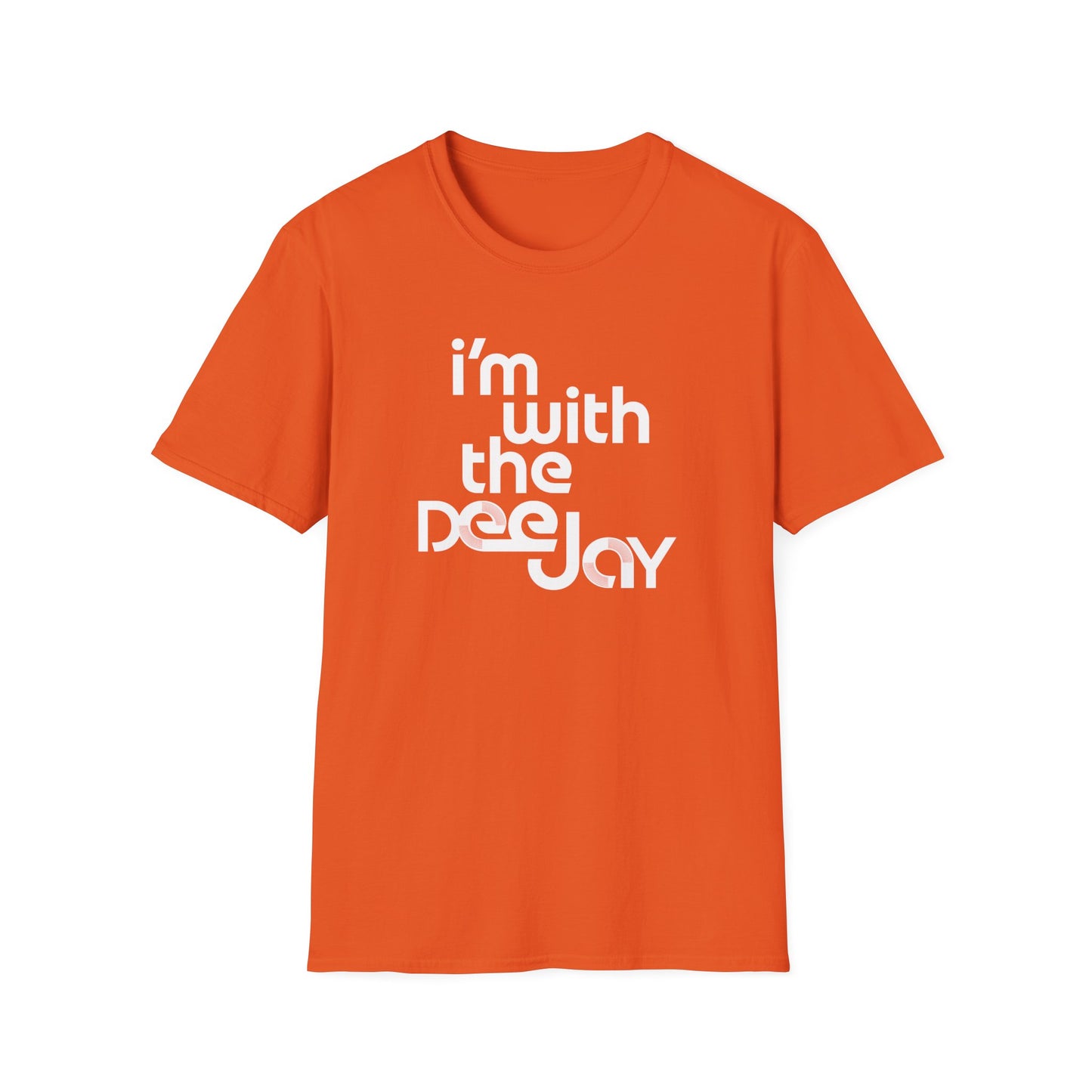 I'm With the Deejay T-Shirt — Retro DJ Music Tee