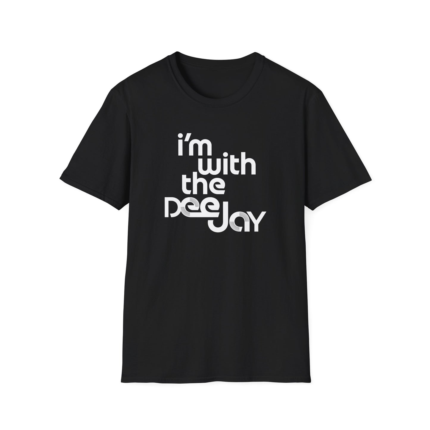 I'm With the Deejay T-Shirt — Retro DJ Music Tee