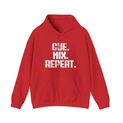 Cue. Mix. Repeat. Hoodie